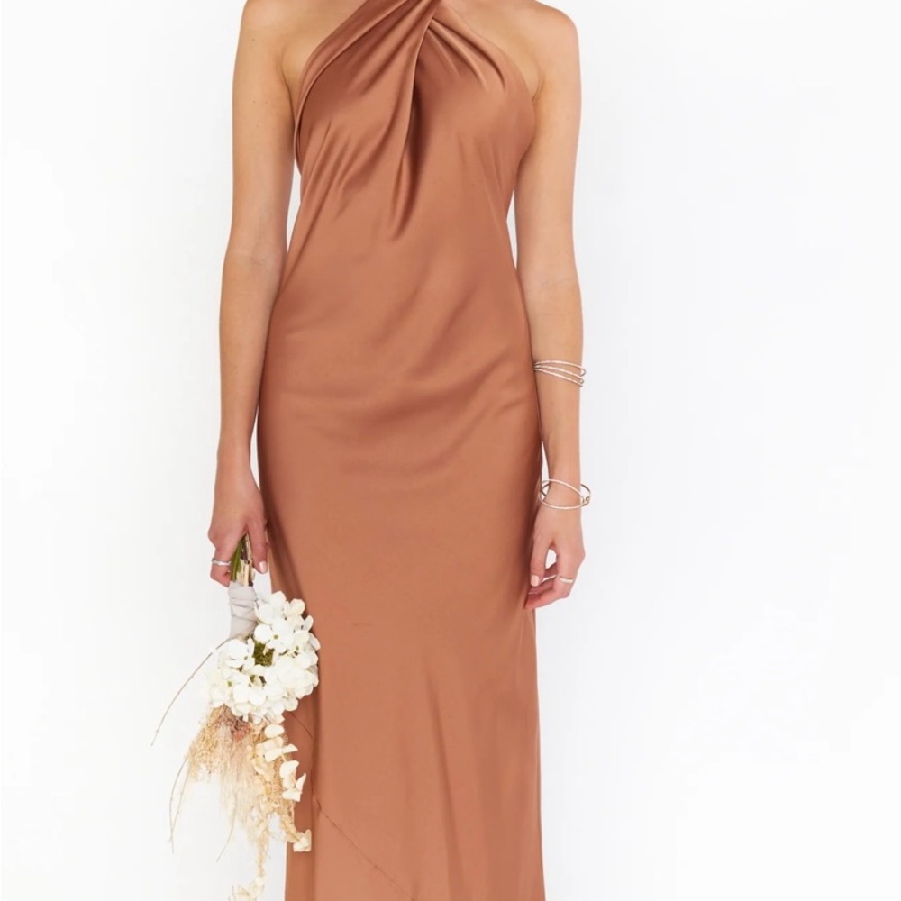 Show Me Your MuMu Jasmine Halter Maxi Dress